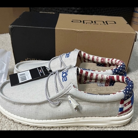Hey Dude Other - NEW Patriotic Hey Dude Shoes